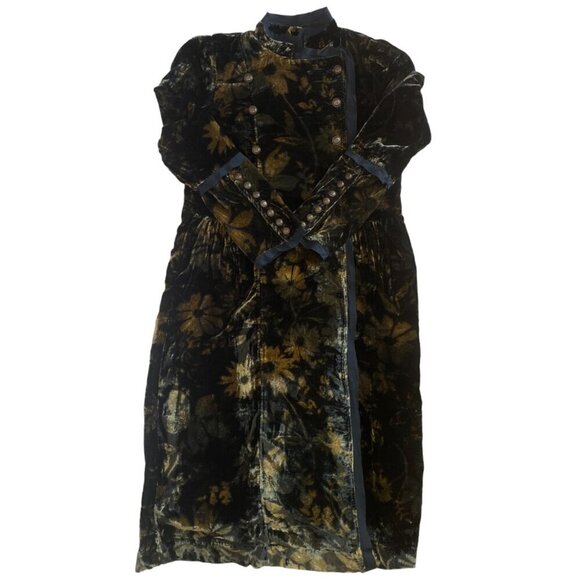 Free People Hazel Duster Crushed Velvet - Picture 9 of 16